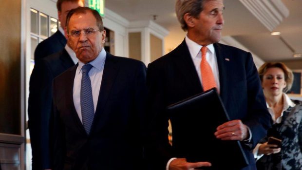 Ministři zahraničí Spojených států a Ruska John Kerry a Sergej Lavrov jednali především o Sýrii