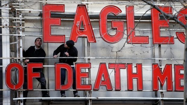 Skupina Eagles of Death Metal vystoupila ve vyhlášeném pařížském koncertním sále Olympia