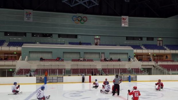 Čeští sledge hokejisté v Naganu