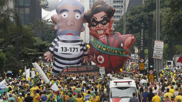 Demonstrace v Sao Paulu