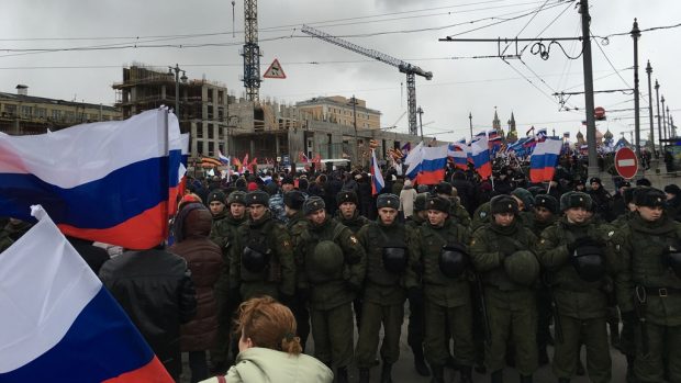 V Moskvě slavili druhé výročí od připojení Krymu k Ruské federaci