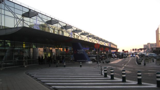 Bruselské letiště Zaventem, kde došlo k výbuchům