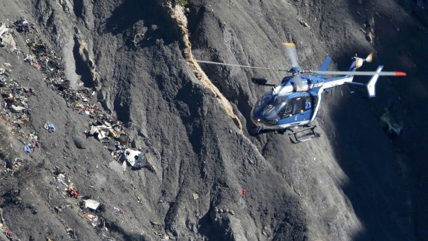 Místo havárie airbusu společnosti Germanwings ve francouzských Alpách (archivní snímek)