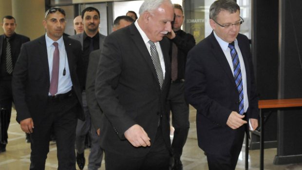 Ministr zahraničí Lubomír Zaorálek se v Ramalláhu sešel s palestinským ministrem zahraničí Rijádem Málikím