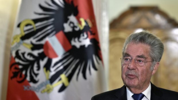 Rakouský prezident Heinz Fischer na zámku v Lánech