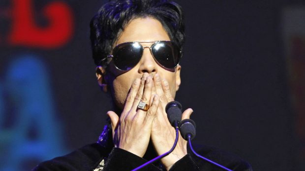Zpěvák Prince v říjnu 2010