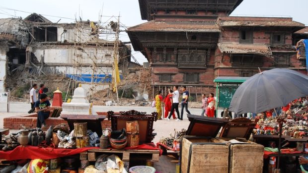 Královský palác na durbarském náměstí v Káthmándú