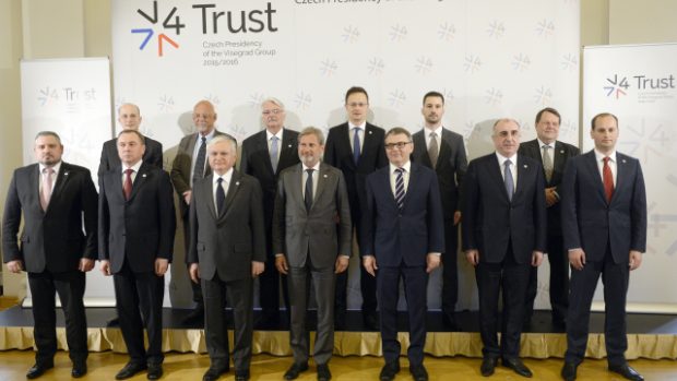 Schůzka ministrů zahraničí visegrádské skupiny a zemí Východního partnerství
