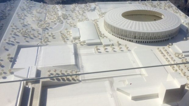 V Brně odtajnili model nového stadionu Za Lužánkami