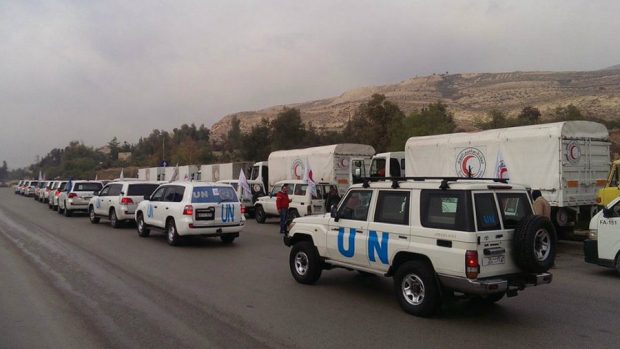 Humanitární konvoj OSN do obleženého syrského města Madaya