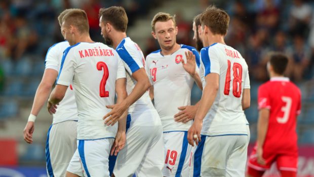 Čeští fotbalisté v přípravném utkání proti Maltě