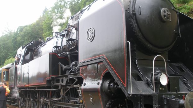 Oslavy 140. výročí Kraslické dráhy - parní lokomotiva Všudybylka