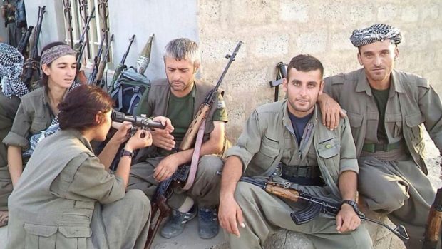 Bojovníci Strany kurdských pracujících (PKK)