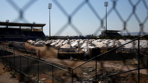 Uprchlický tábor v Aténách