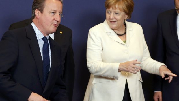 David Cameron a Angela Merkelová