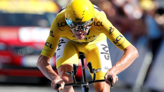 Celkový vítěz Tour de France 2016 Brit Chris Froome