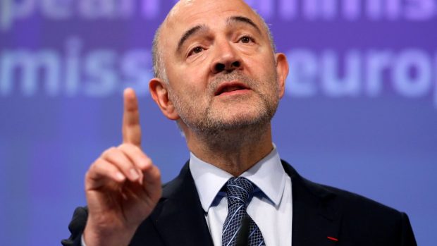 Eurokomisař pro hospodářství Pierre Moscovici