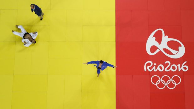Jako Muhammad Ali. Fotografové zachytili zlatý triumf českého judisty Lukáše Krpálka na olympijských hrách v Riu z netradiční perspektivy