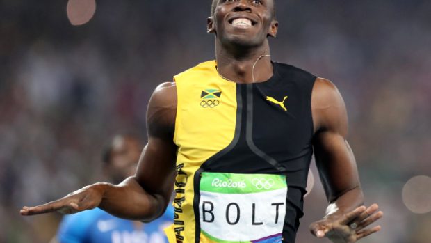 Usain Bolt zkompletoval zlatý olympijský hattrick na trati 100 metrů