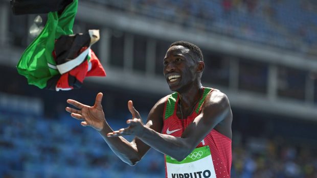 Keňan Conseslus Kipruto zaběhl v závodě na 3000 metrů překážek olympijský rekord