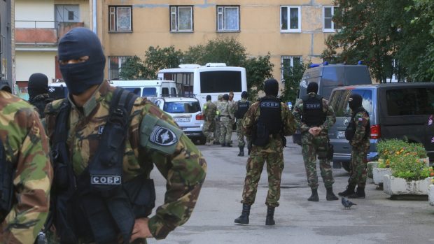 Zásah ruských speciálních sil proti teroristům v Petrohradu
