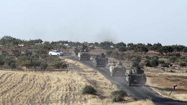 Turecké jednotky na severu Sýrie