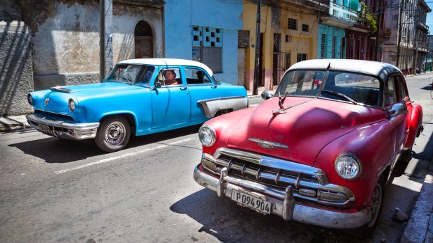 Kuba, Havana, auta na Kubě