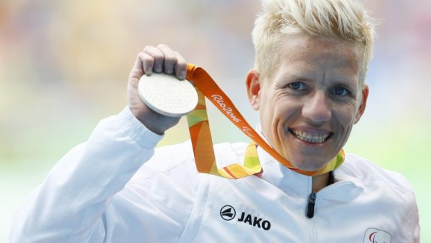 Paralympionička Marieke Vervoortová z Belgie už v Riu získala jedno stříbro