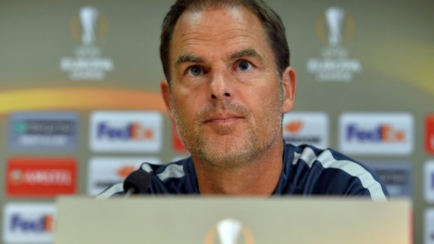 Trenér Interu Milán Frank de Boer chce v Evropské lize triumfovat