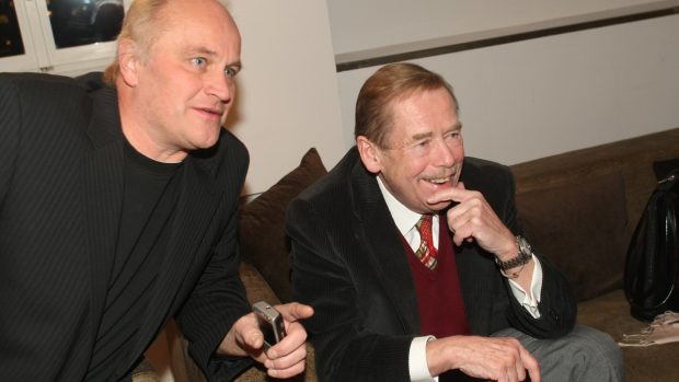Václav Havel a Michael Kocáb