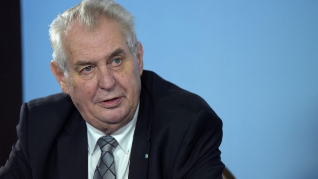 Český prezident Miloš Zeman.