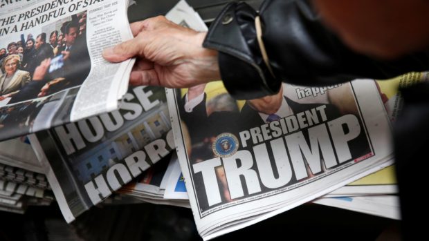 Donald Trump ovládl v USA prezidentské volby a následně i titulní stránky novin