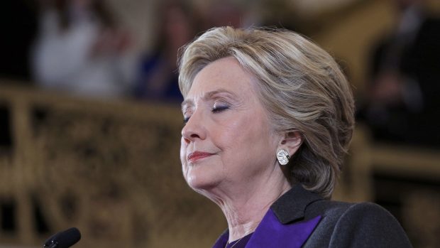 Hillary Clintonová poprvé od volební porážky promluvila před svými příznivci