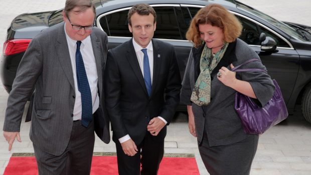 Bývalý francouzský ministr hospodářství a nezávislý kandidát na prezidenta Emmanuel Macron