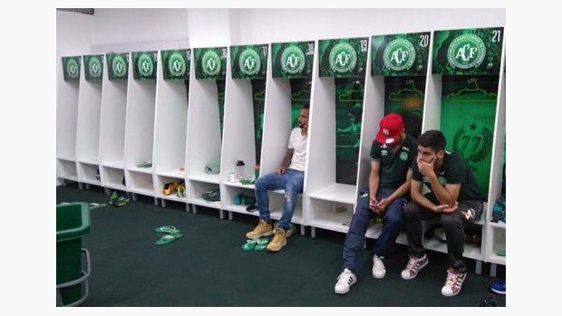 Alejandro Martinuccio zůstal v šatně Chapecoense skoro sám