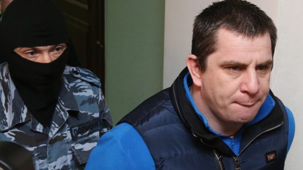 Tamerlan Eskerchanov, obviněný ze podílu na vraždě Borise Němcova, u moskevského soudu (8. listopadu 2016).