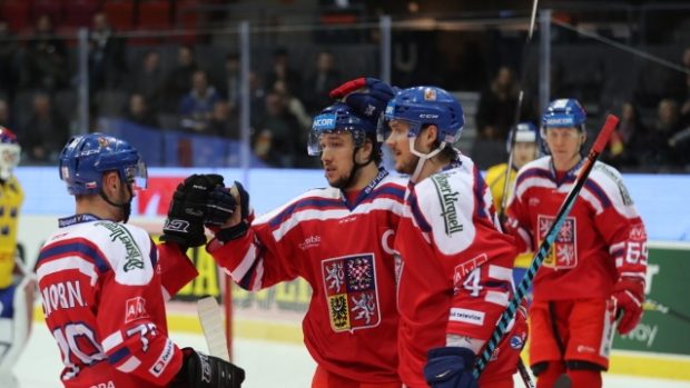 Český tým má na Švédských hokejových hrách první výhru (ilustrační foto)
