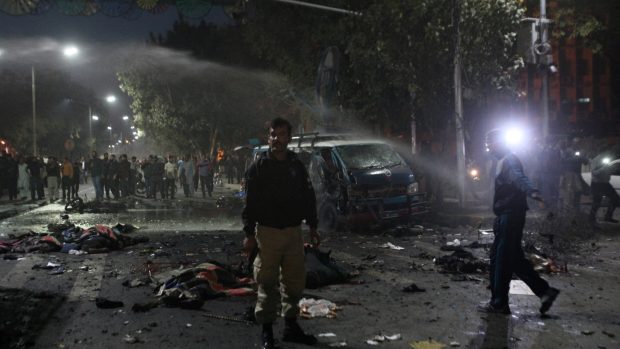 Výbuch v pákistánském městě Láhauru