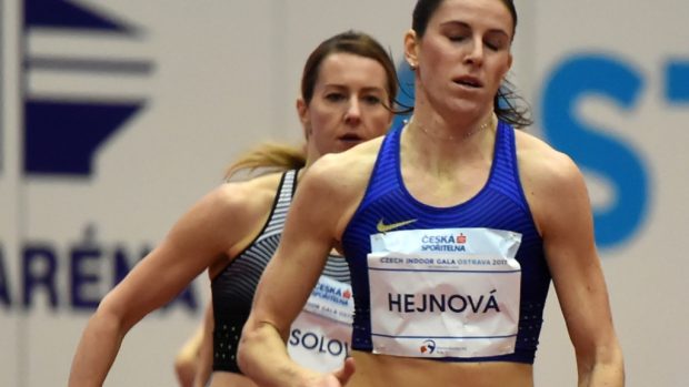 Zuzana Hejnová při prvním startu v sezoně