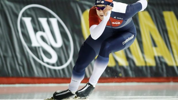 Rychlobruslařka Karolína Erbanová skončila v kanadském Calgary těsně pod stupni vítězů