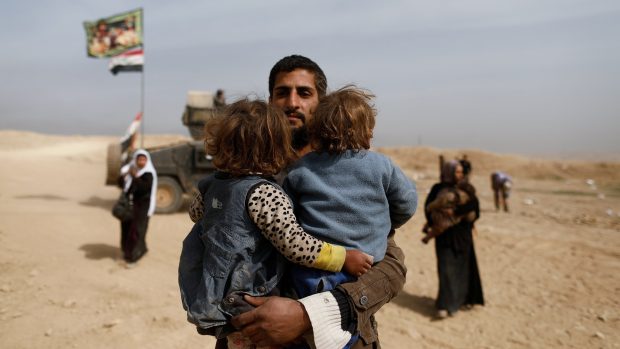Uprchlík ze západního Mosulu