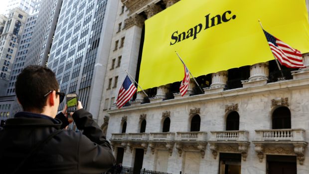 Firma Snap vstoupila na americkou burzu