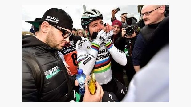 Peter Sagan se po klasice v Belgii posílil hrstí gumových medvídků