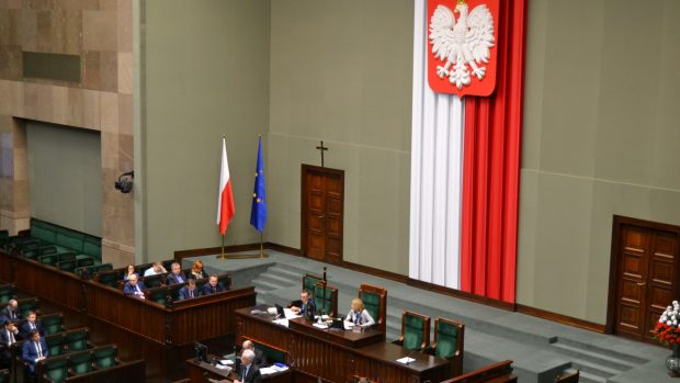 Jednací sál polského parlamentu (ilustrační foto)