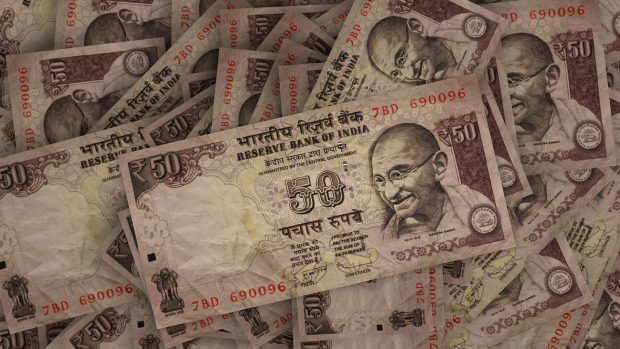 Indické bankovky rupie