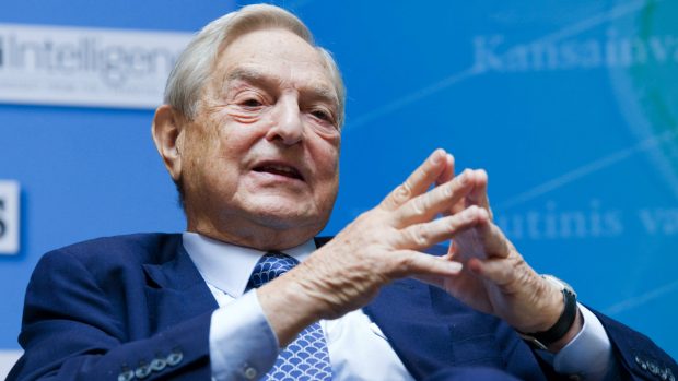 Maďarský rodák a americký multimiliardář, finančník a filantrop George Soros