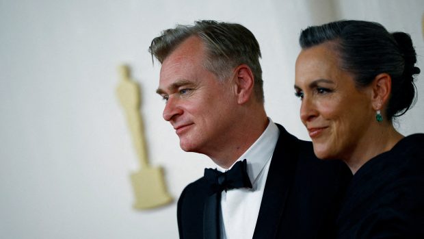 Americko-britský režisér Christopher Nolan a jeho žena producentka Emma Thomasová