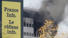 Požár budovy Radio France v Paříži