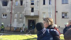 V bytovém domě v Dobroníně na Jihlavsku vybuchla propan-butanová lahev