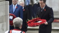 Památku veteránů uctil britský premiér David Cameron